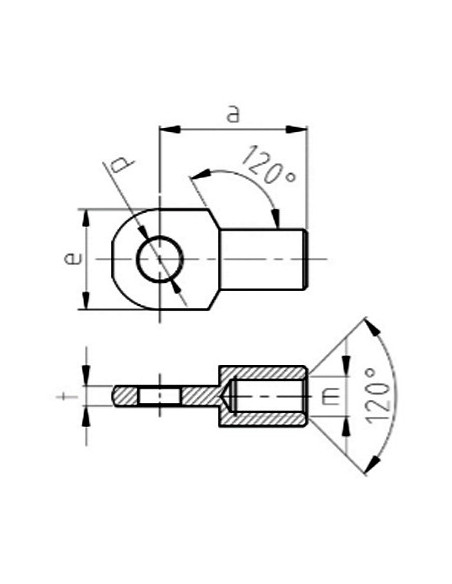 Oko s vnitřním závitem 8,1-5x24-M6-   280.824