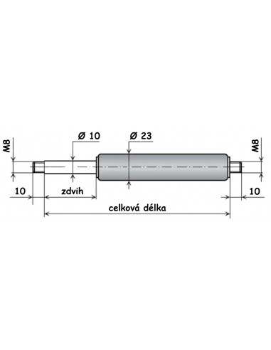 Plynová pružina GF 10/23 - 33270