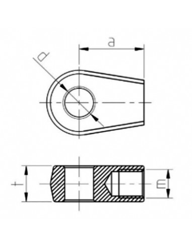 Oko s vnitřním závitem 10,1-12x20-M10  280.566