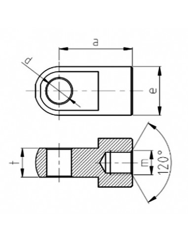 Oko s vnitřním závitem 10,1-10x27-M10  - 280.563